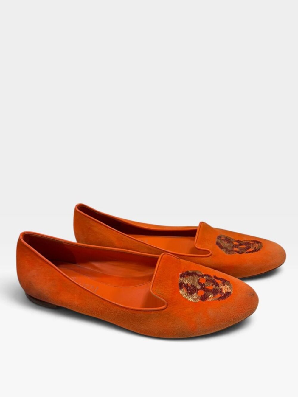 Alexander McQueen Orange Shoes, 39